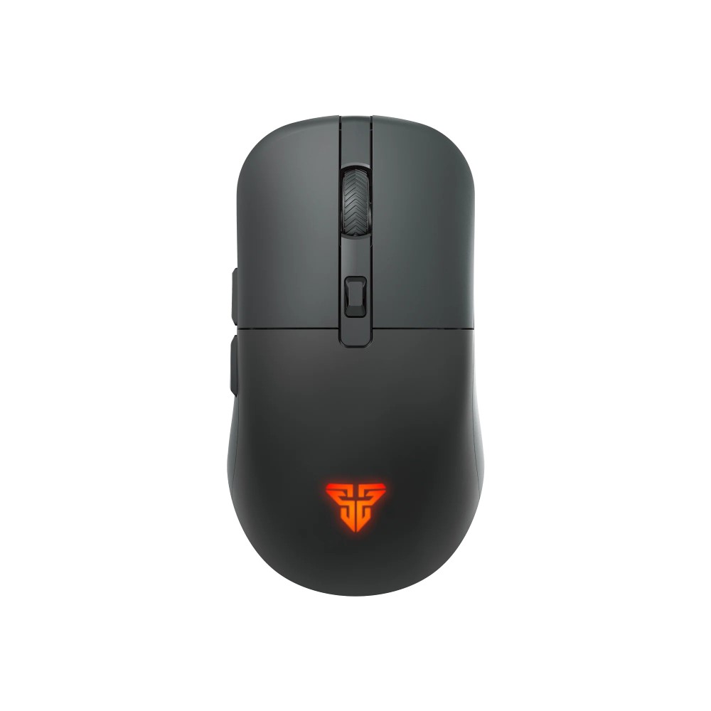 Fantech pc gear Fantech Kanata WG9RD (Black) Tri-Mode Connectivity with 88g Lightweight Wireless Gaming Mouse front view