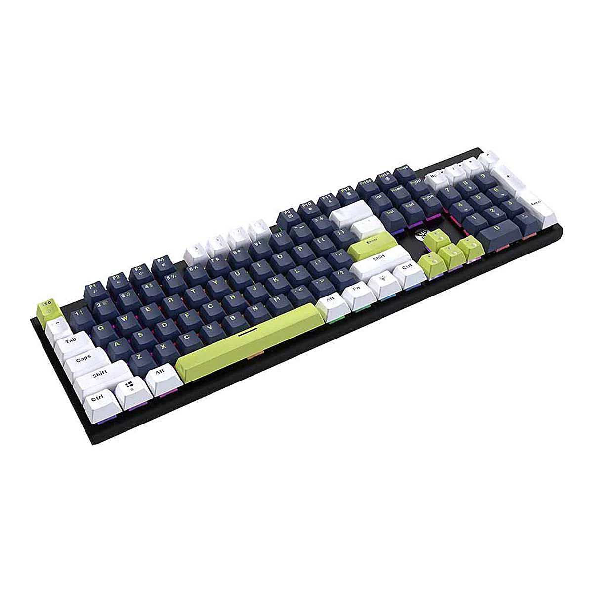 Fantech pc gear Fantech ATOM 104S MORI MK878S (BWBG) 104 Keys with Hot-Swappable Gaming Keyboard front view