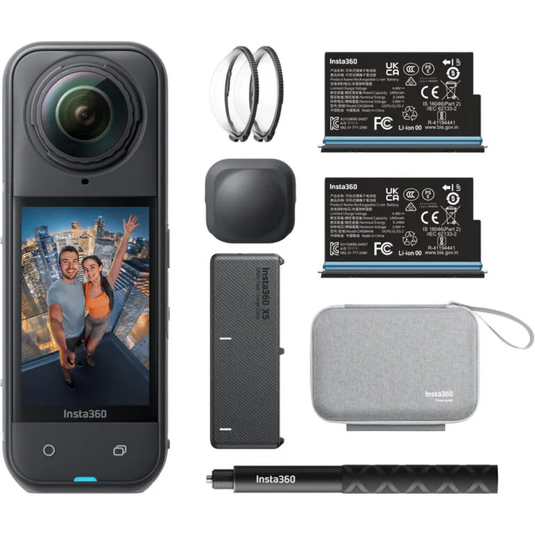 Insta360 X5 (Black) 360 Action Camera Essentials Bundle