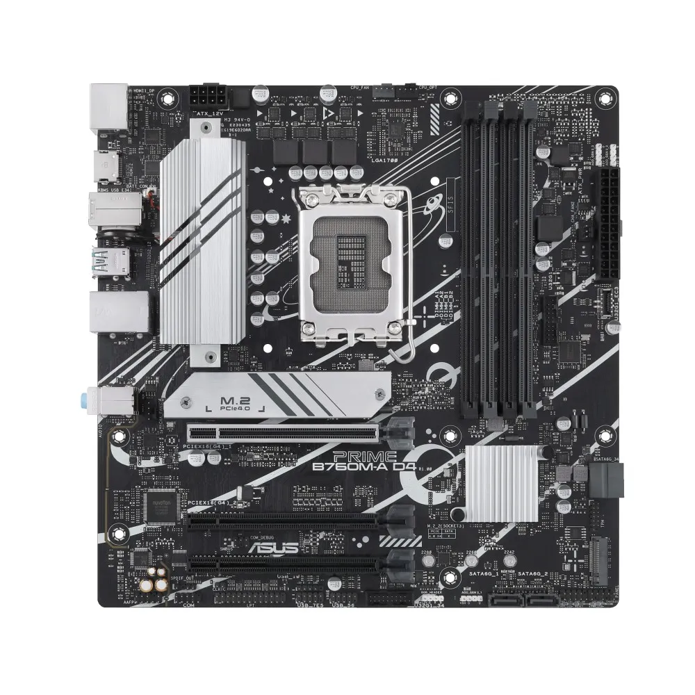 ASUS PRIME B760M-A (Black) DDR4 LGA 1700 Micro-ATX Motherboard price in Pakistan product image