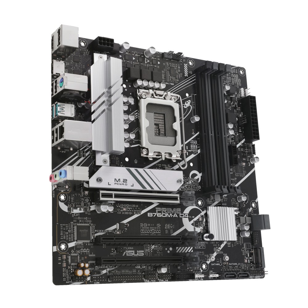 Buy ASUS PRIME B760M-A (Black) DDR4 LGA 1700 Micro-ATX Motherboard online in Pakistan at WaddaGamer