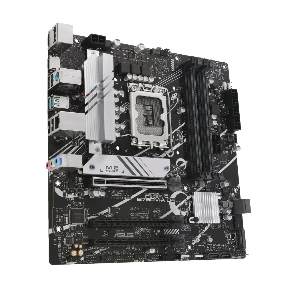 Buy ASUS PRIME B760M-A (Black) DDR4 LGA 1700 Micro-ATX Motherboard online in Pakistan at WaddaGamer