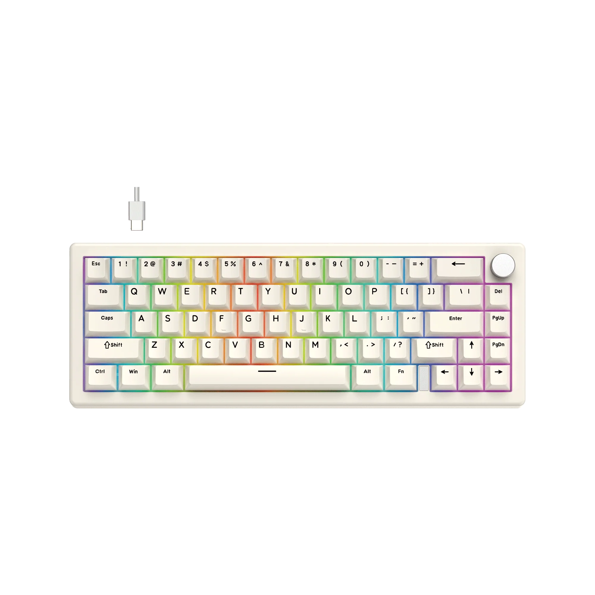 Fantech ATOM X66 (Retro Beige) MK614 with Ice Apricot Switch Retro Gaming Keyboard price in Pakistan product image