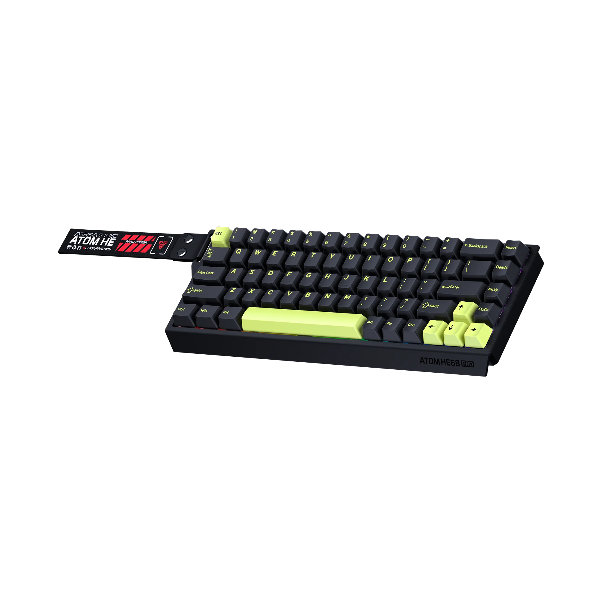 Buy Fantech ATOM HE68 PRO (Black Emerald) Wireless Magnetic Gaming Keyboard online in Pakistan at WaddaGamer