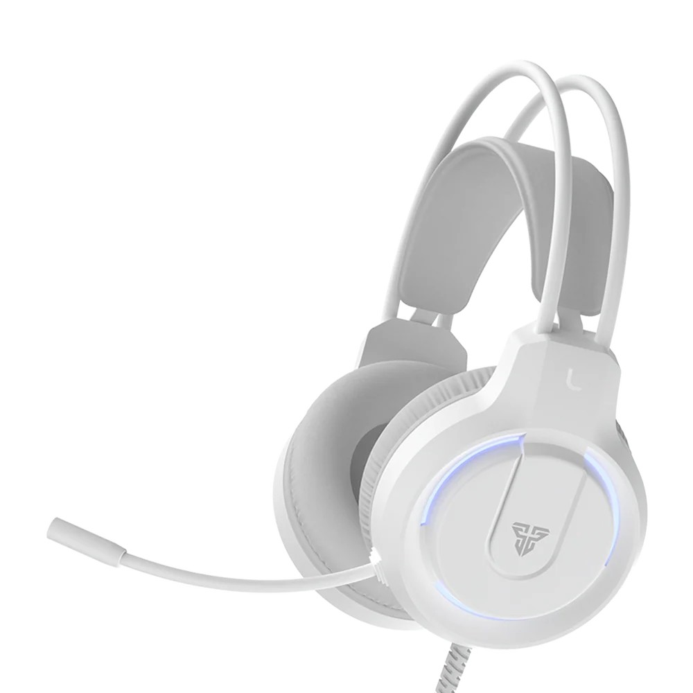 Fantech Flash HQ53 (White with RGB) Wired Gaming Headphone