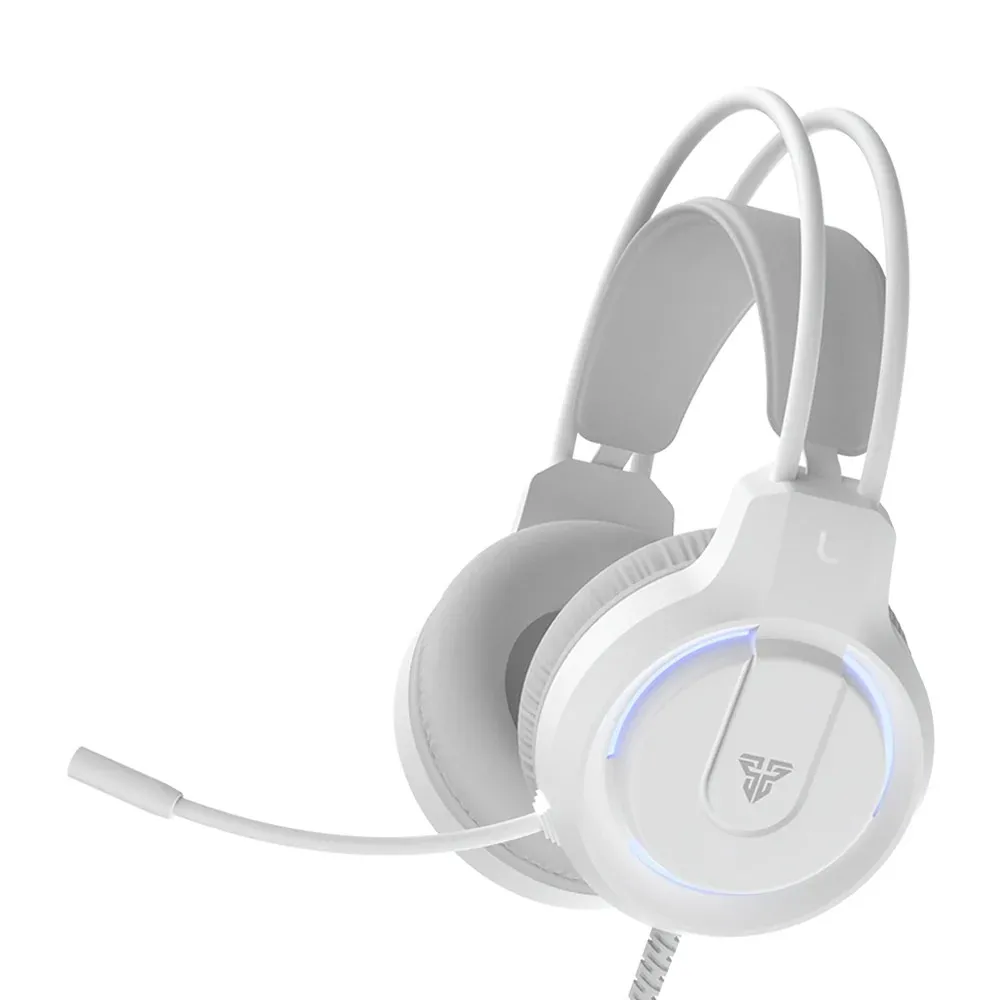 Fantech Flash HQ53 (White with RGB) Wired Gaming Headphone