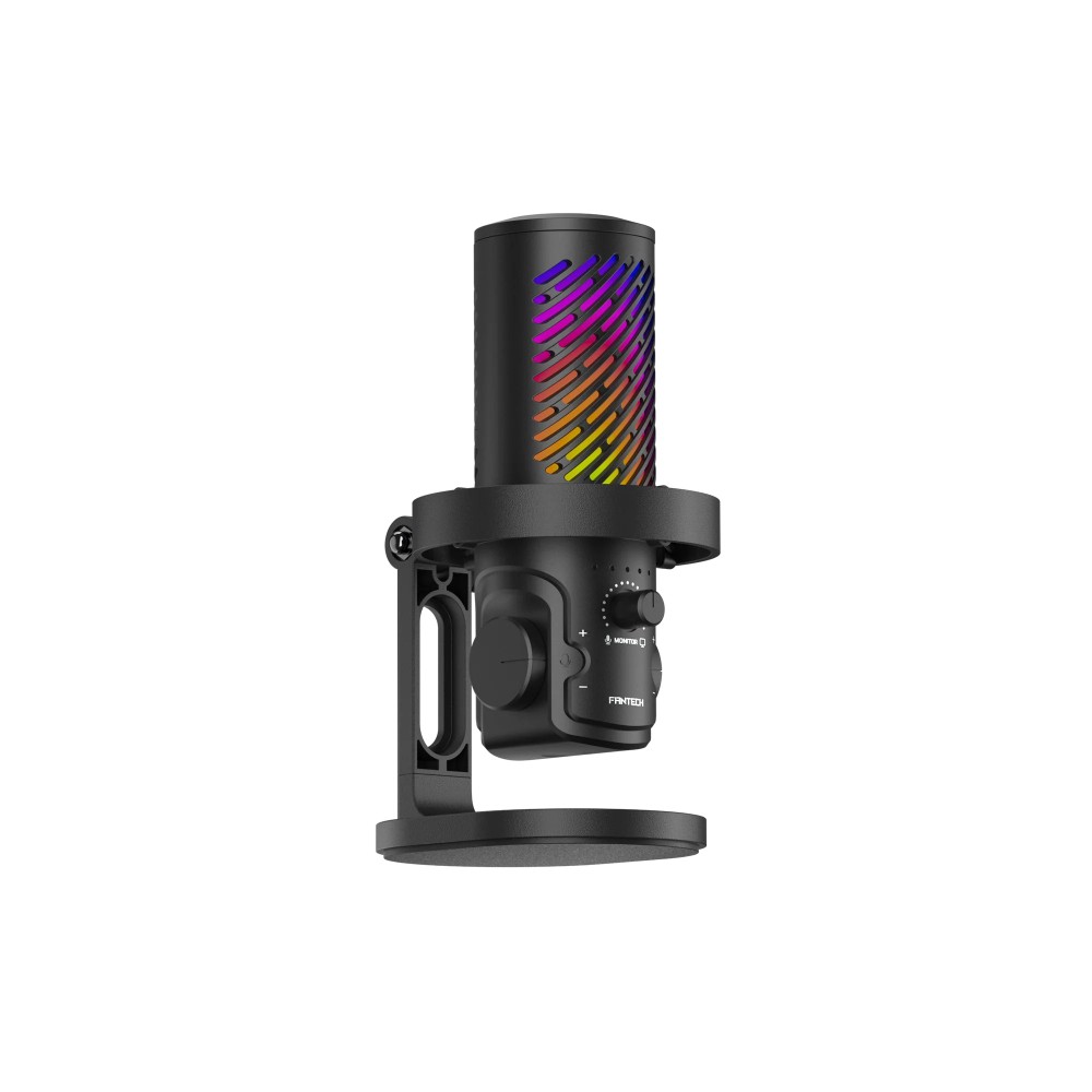 Fantech LEVIOSA AURA MCX04 (Black with RGB) Streaming, Podcast & Gaming Microphone