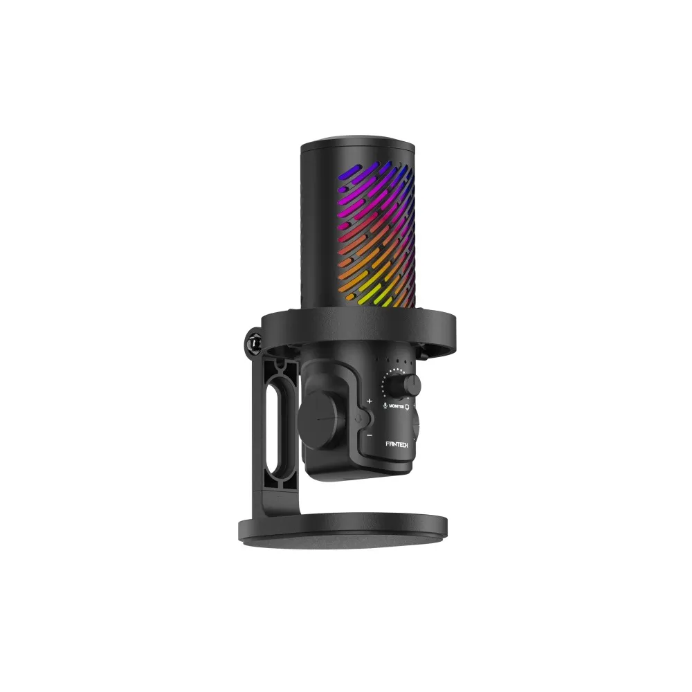Fantech LEVIOSA AURA MCX04 (Black with RGB) Streaming, Podcast & Gaming Microphone