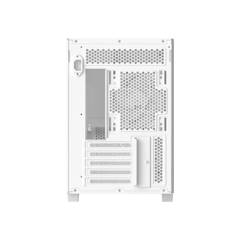 ID-Cooling FLOW 500 AIR (White) Micro-ATX Mini Tower PC Case image 4