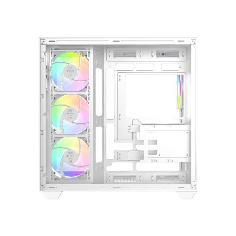 Buy ID-Cooling VIEW 510 (White) Tempered Glass ARGB ATX Mid Tower PC Case online in Pakistan at WaddaGamer