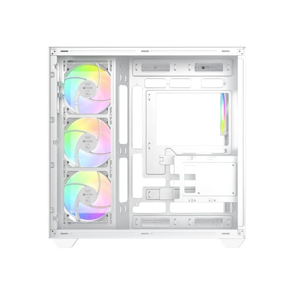 Buy ID-Cooling VIEW 510 (White) Tempered Glass ARGB ATX Mid Tower PC Case online in Pakistan at WaddaGamer