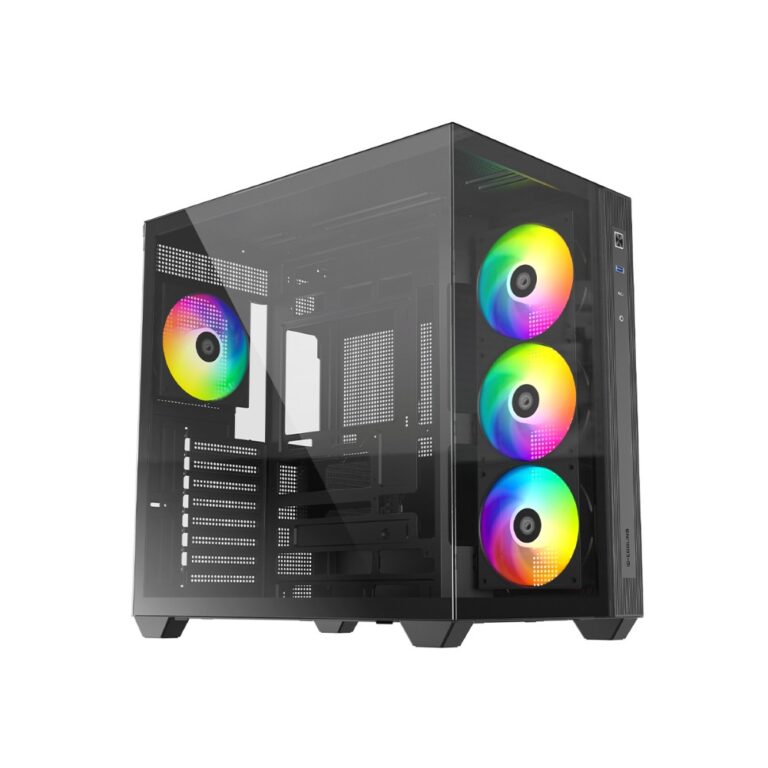 ID-Cooling VIEW 510 (Black) Tempered Glass ARGB ATX Mid Tower PC Case price in Pakistan product image