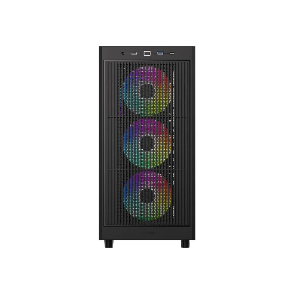 ID-Cooling WARE 510 (Black) Tempered Glass ATX ARGB Mid Tower Gaming PC Case image 4