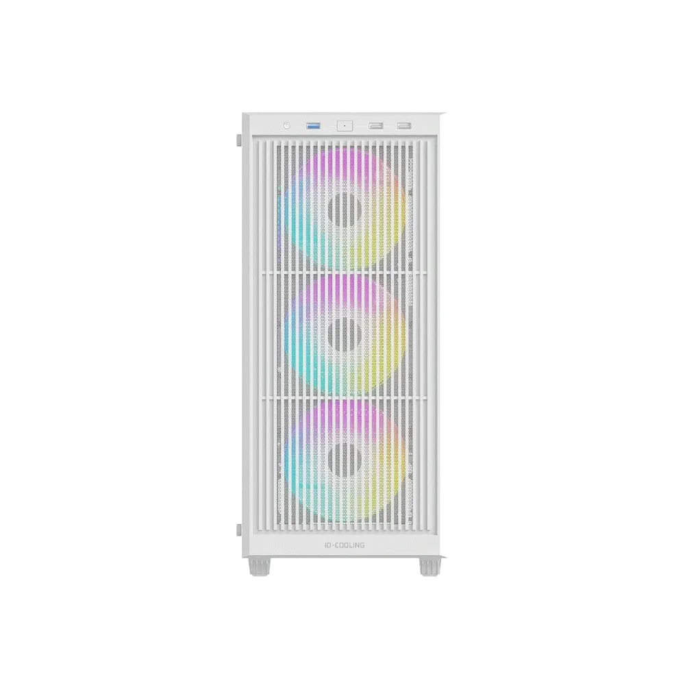 ID-Cooling WARE 310 (White) Tempered Glass ATX ARGB Mid Tower Gaming PC Case image 4