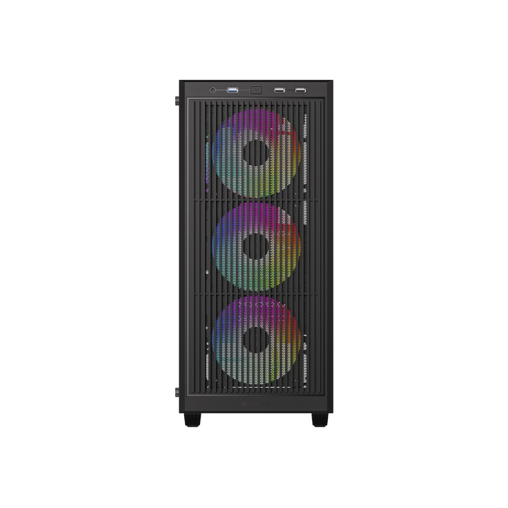 ID-Cooling WARE 310 (Black) Tempered Glass ATX ARGB Mid Tower Gaming PC Case image 4
