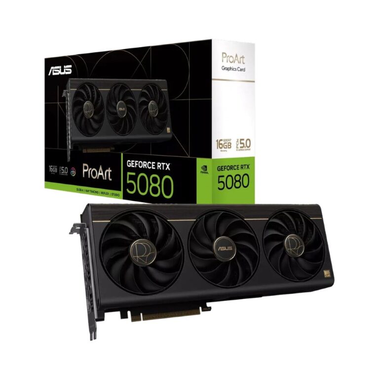 ASUS ProArt GeForce RTX 5080 (Black) 16GB GDDR7 Graphic Card