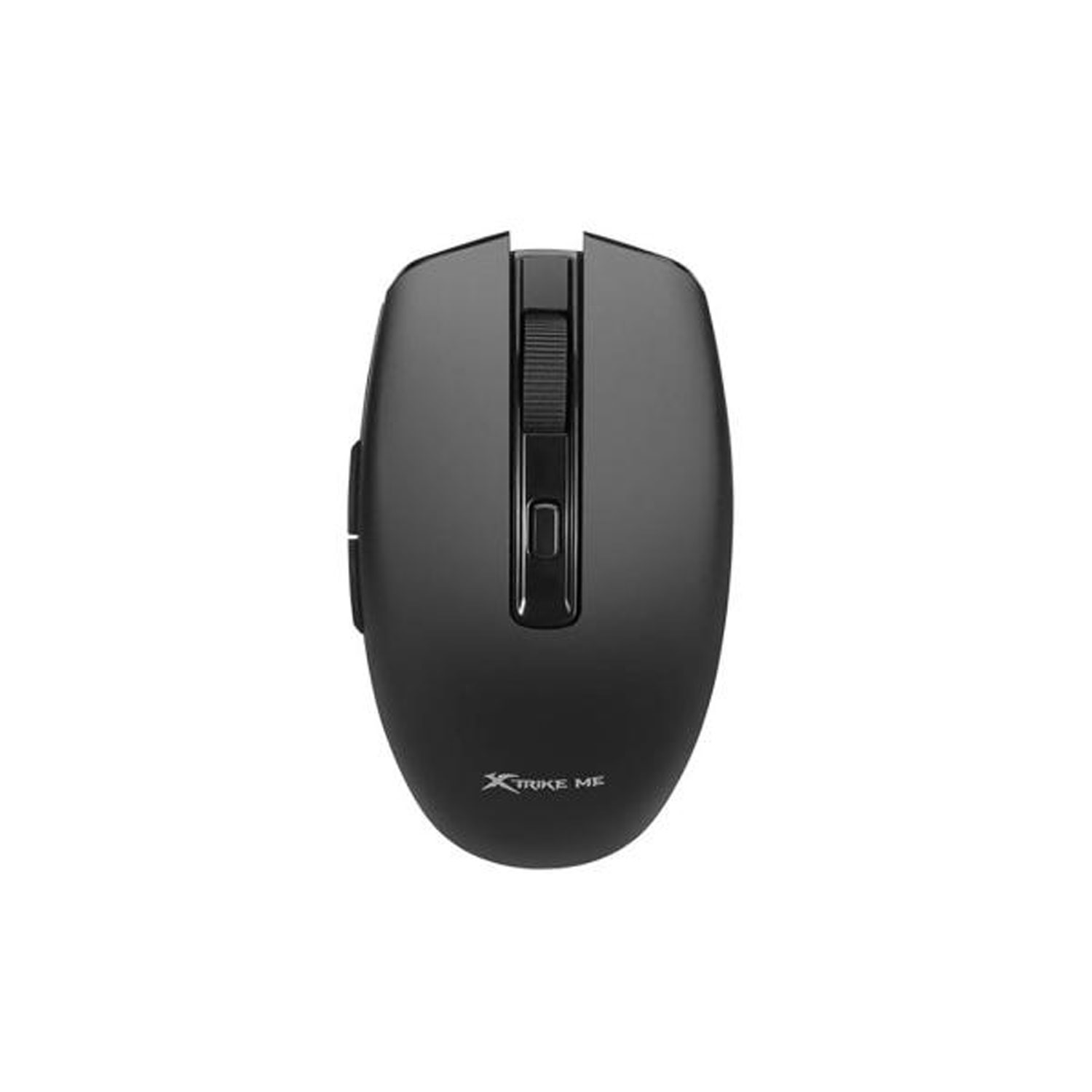 Xtrike Me pc gear Xtrike Me GW-224 (Black) 800/1200/1600 DPI Wireless Mouse front view