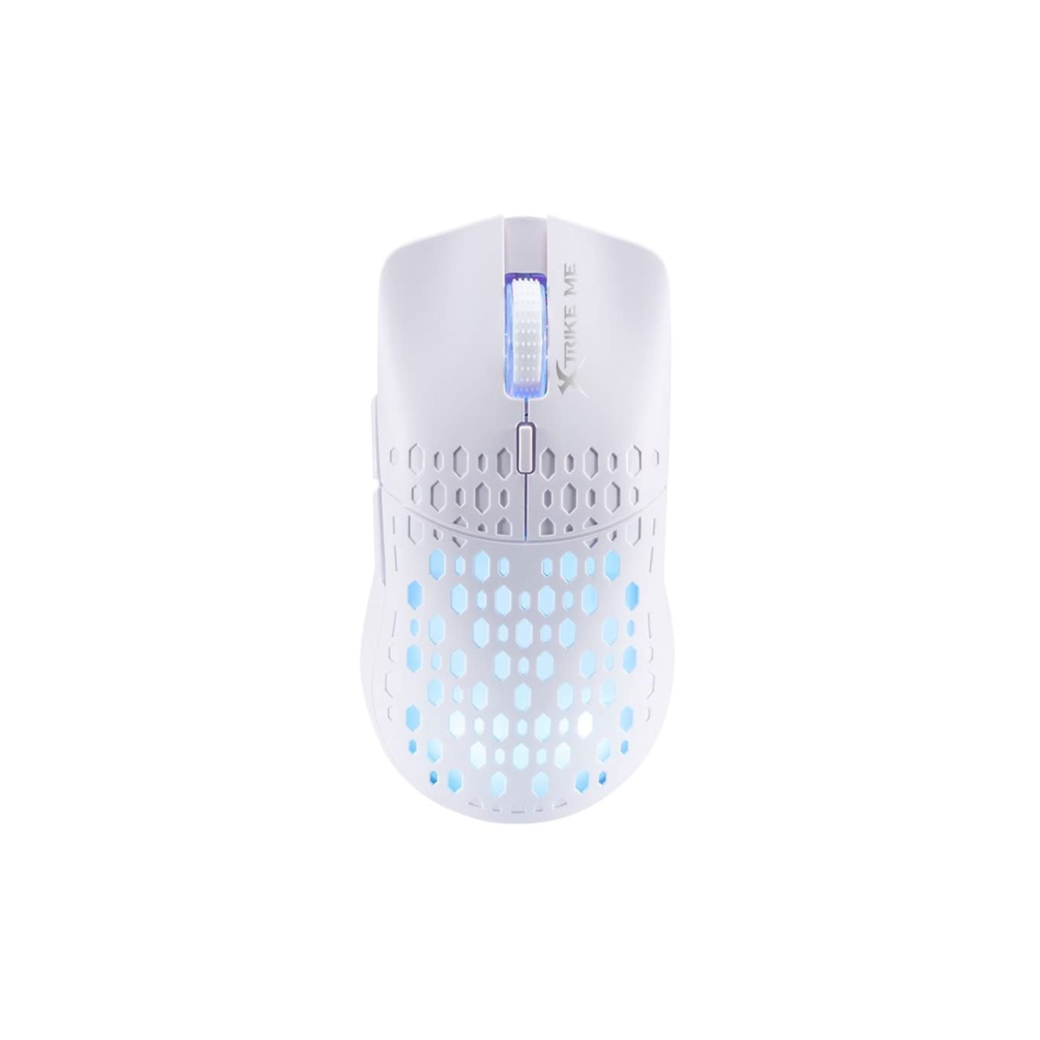 Xtrike Me pc gear Xtrike Me GM209 (White with RGB) Wired Gaming Mouse front view