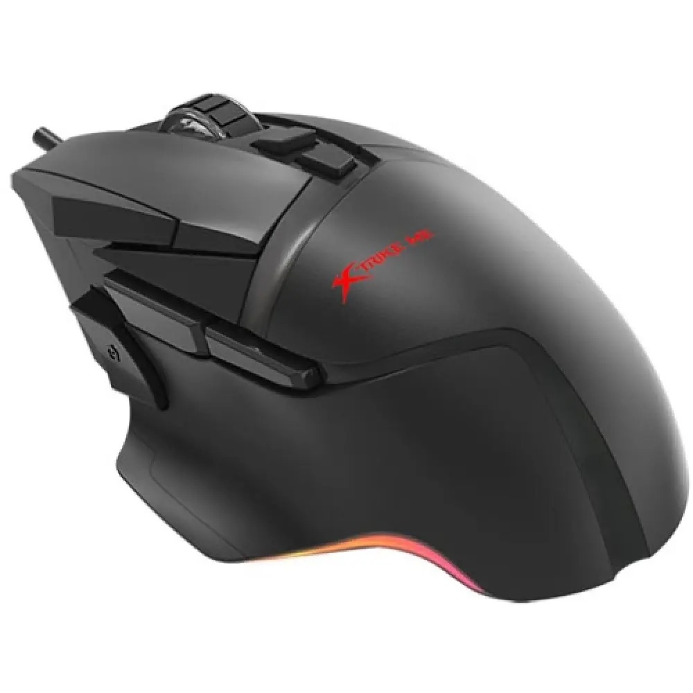 Xtrike Me GM502 (Black with RGB) 12800 DPI Wired Gaming Mouse