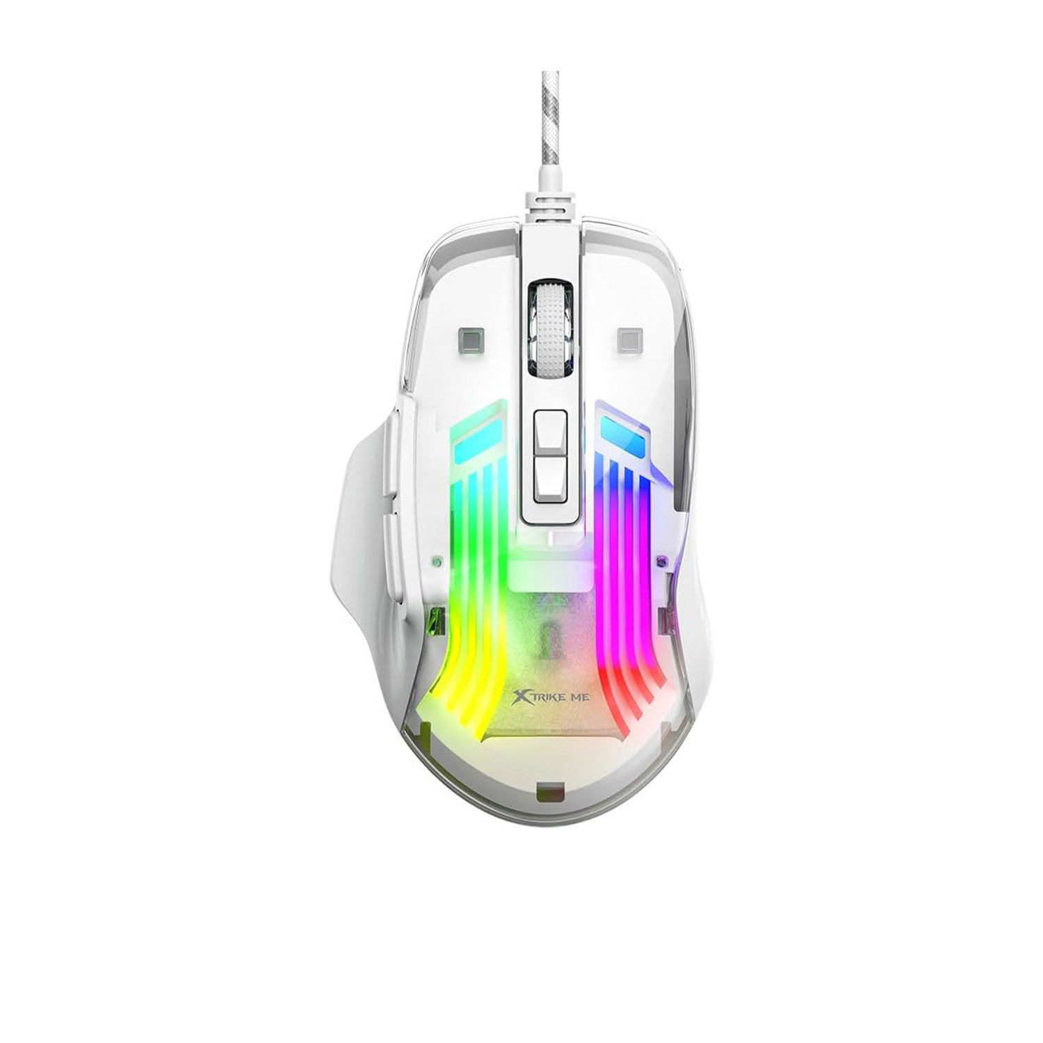 Xtrike Me GM-319 (White with RGB) Wired Gaming Mouse