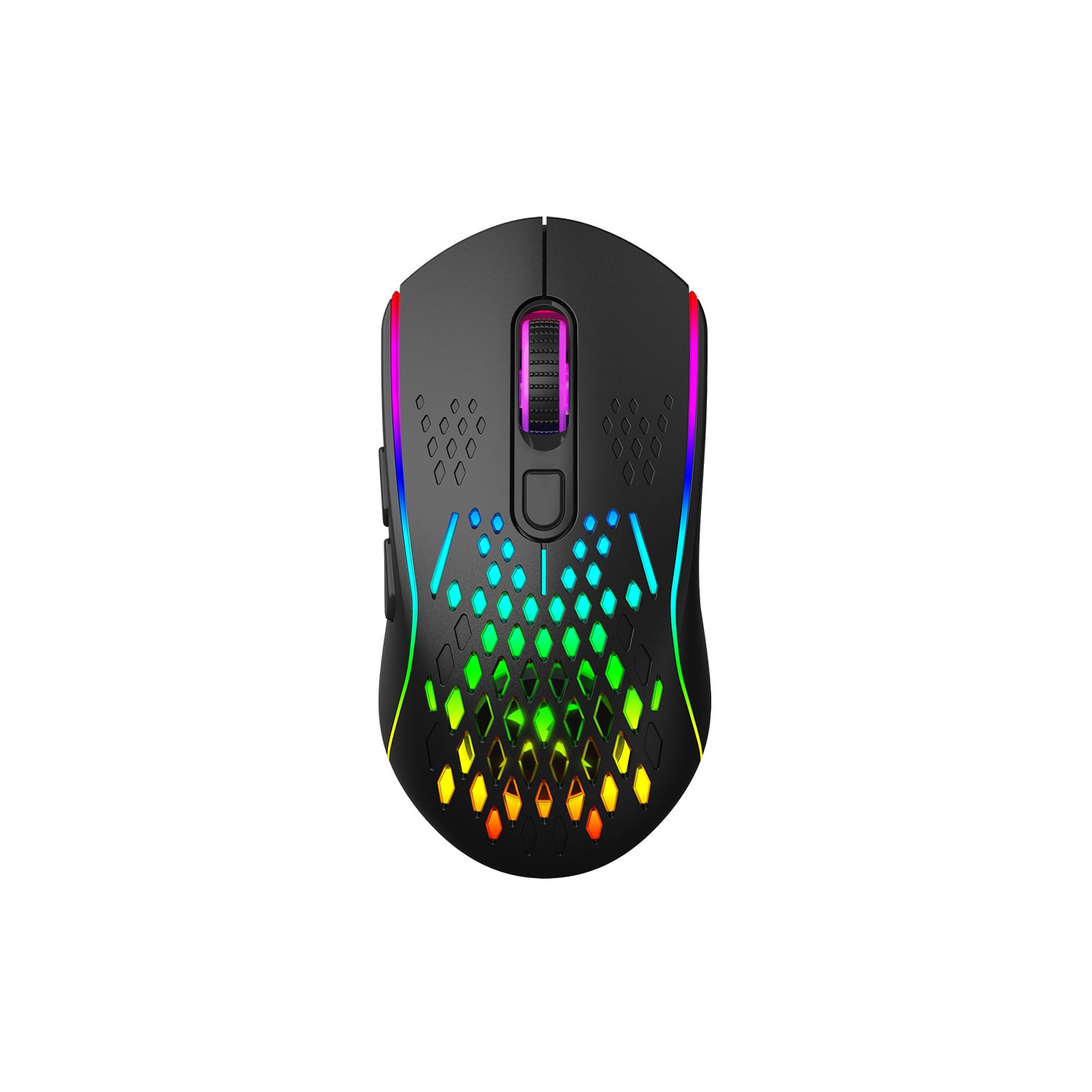 Xtrike Me GW-611 (Black with RGB) 7 Buttons Wireless Gaming Mouse