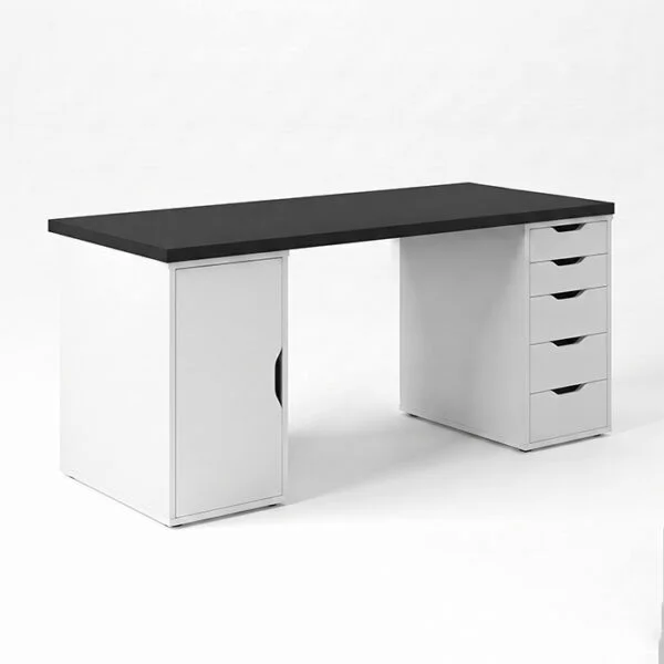 Elite Interiors Onyx (Black) Premium Computer, Gaming & Office Desk price in Pakistan product image