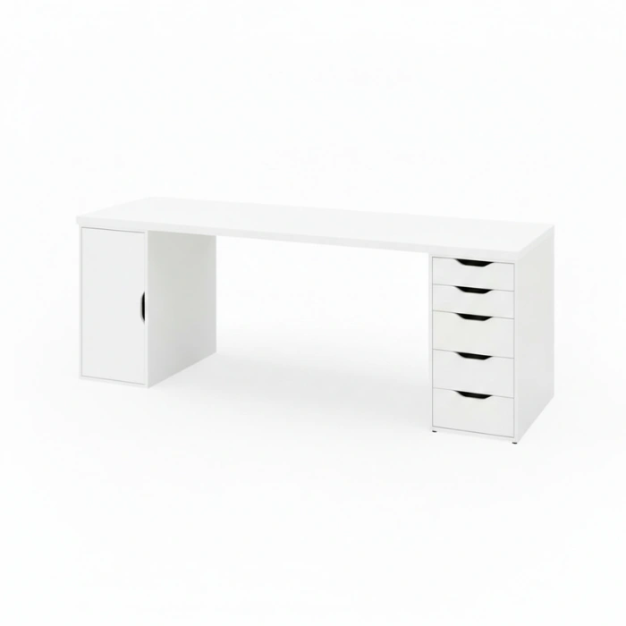 Elite Interiors Nova (White) Premium Computer, Gaming & Office Desk image 4
