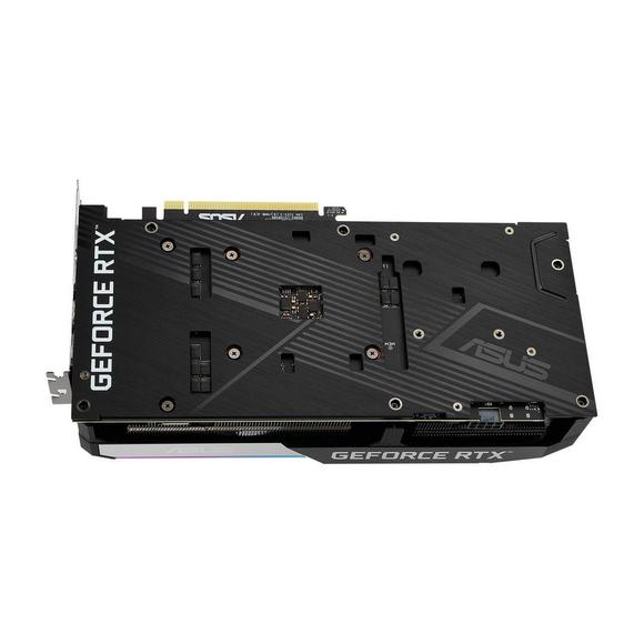 ASUS pc gear ASUS Dual GeForce RTX 3060 Ti (Black) OC 8GB GDDR6 Graphics Card (Used) front view
