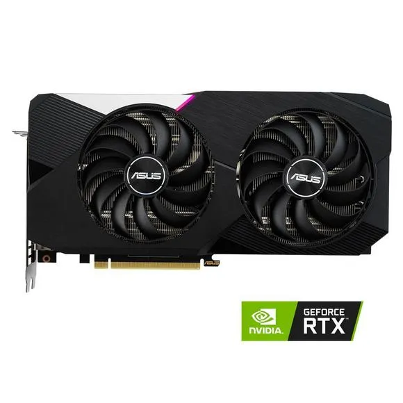 ASUS Dual GeForce RTX 3060 Ti (Black) OC 8GB GDDR6 Graphics Card (Used)