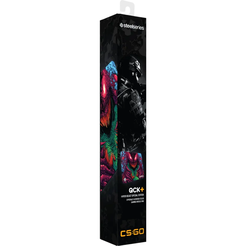 SteelSeries QCK+ (Black with Hyper Beast) CS:GO Edition Gaming Mousepad