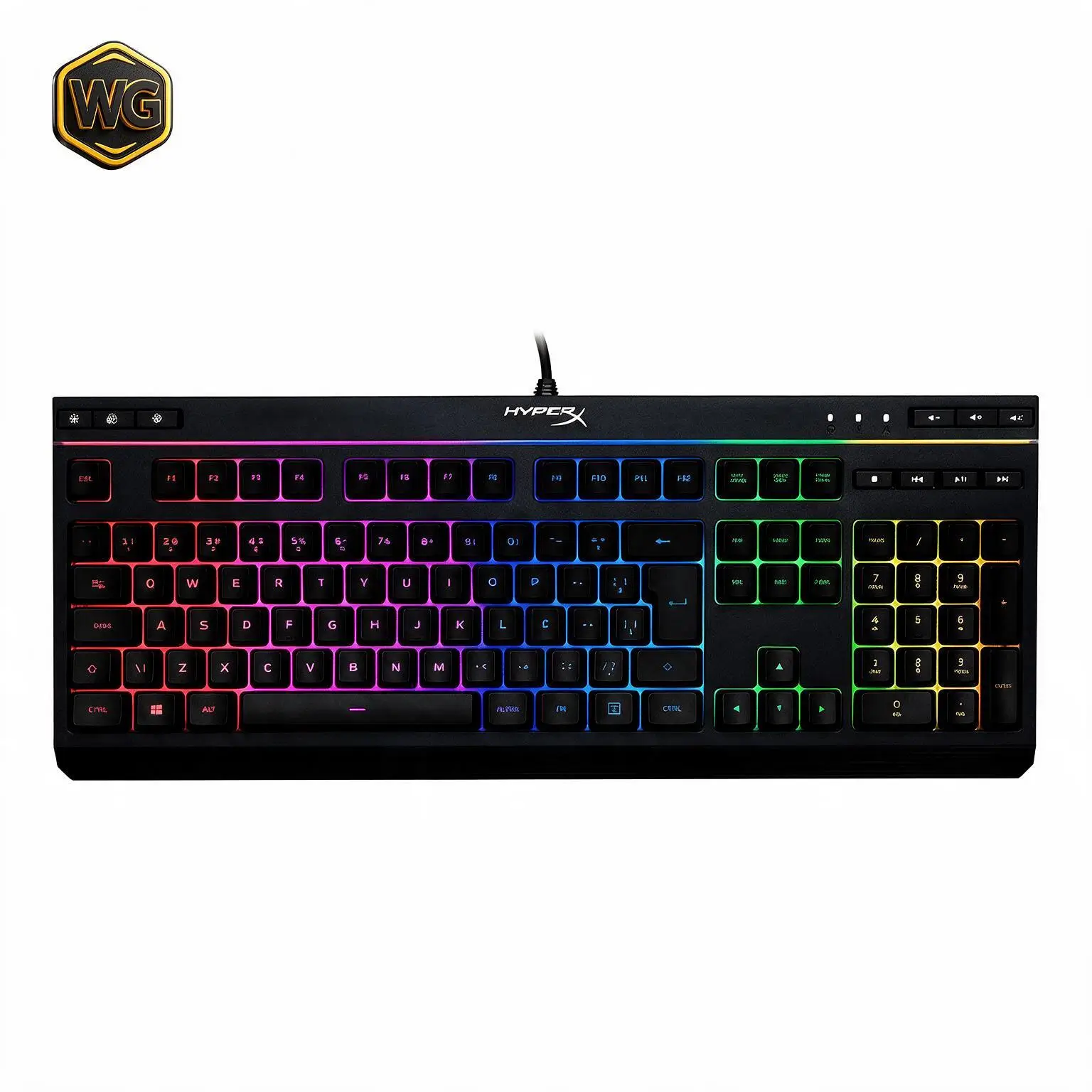 HyperX Alloy Core (Black with RGB) Wired Gaming Keyboard