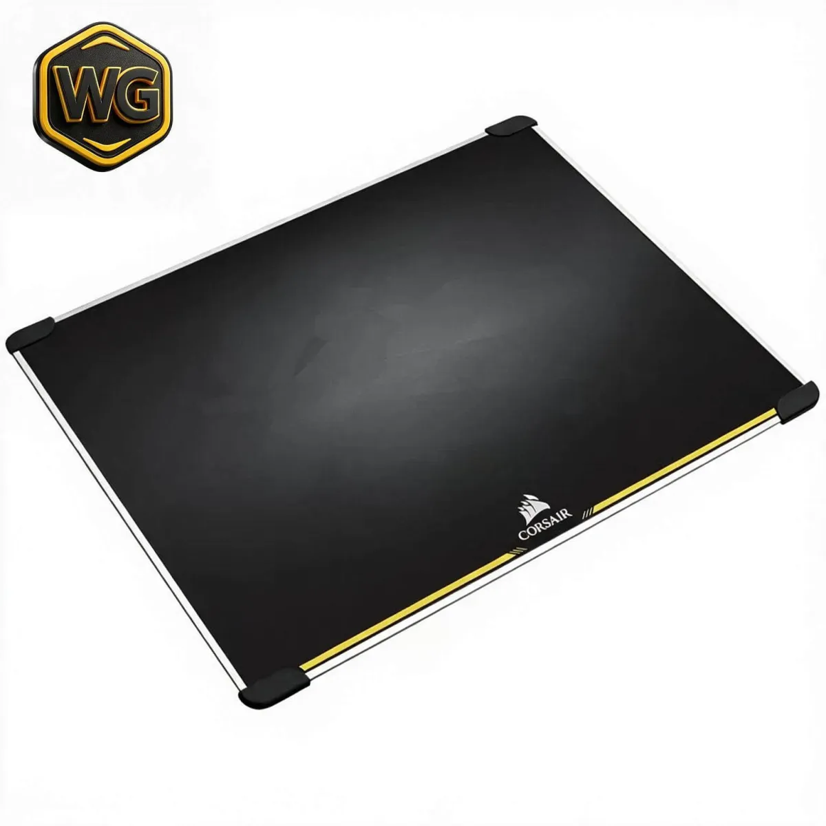 Corsair accessories Corsair MM600 (Black) Dual-Sided Aluminum Gaming Mousepad front view