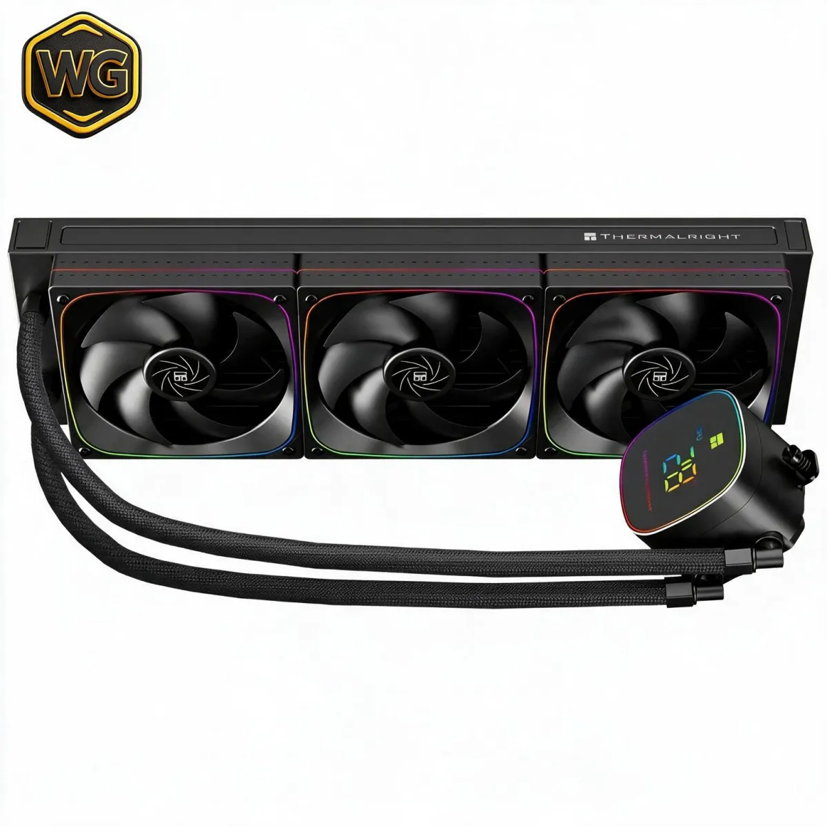 Thermalright Frozen Horizon 360 Digital (Black with ARGB) Digital Display AIO CPU Liquid Cooler price in Pakistan product image