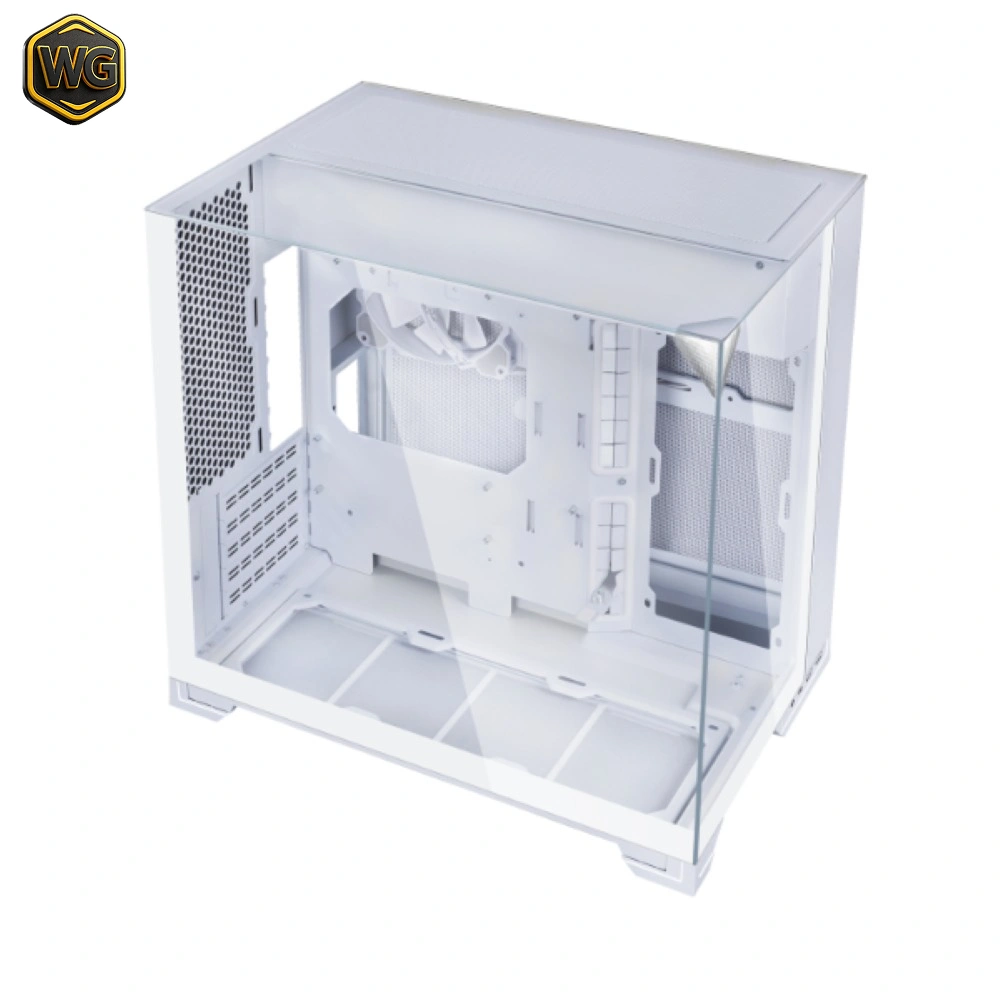 Buy LIAN LI O11 VISION-M (White) Dual-Chamber Tempered Glass Micro-ATX PC Case online in Pakistan at WaddaGamer