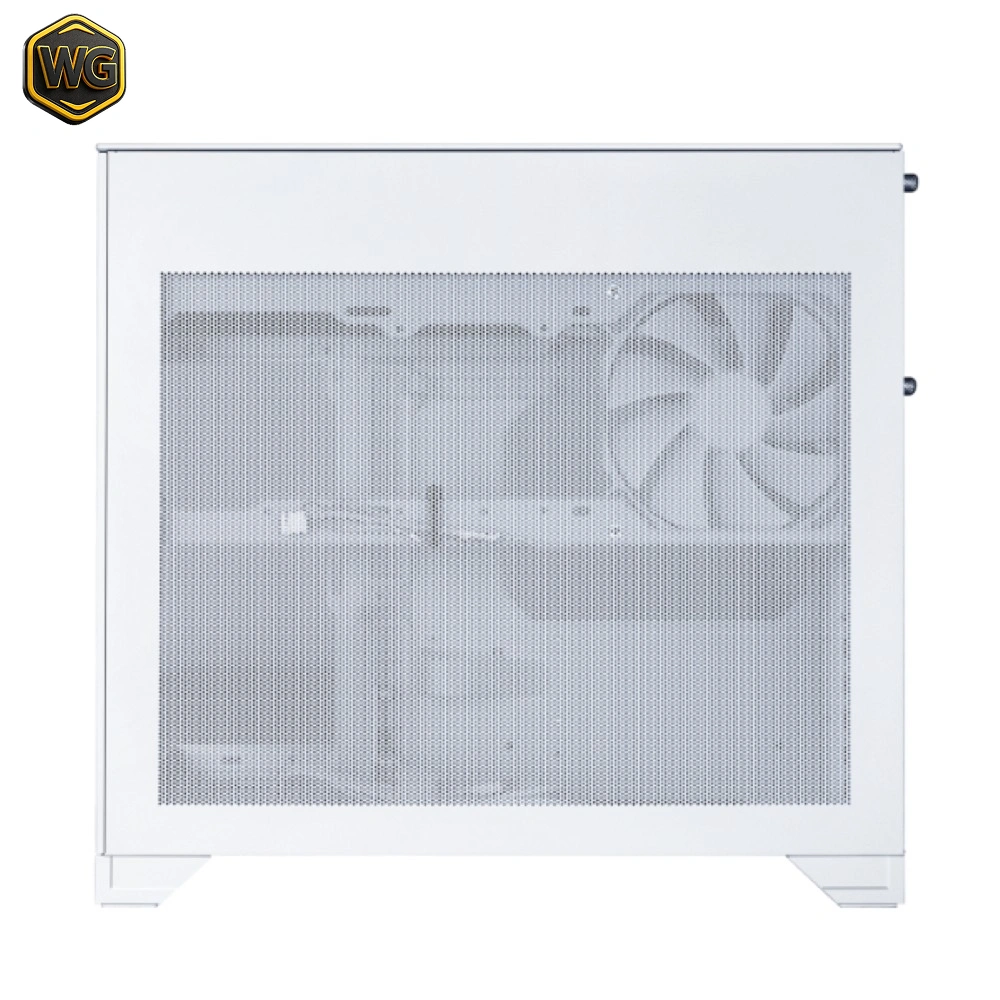 LIAN LI O11 VISION-M (White) Dual-Chamber Tempered Glass Micro-ATX PC Case