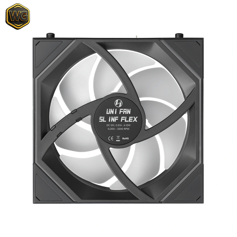 Buy LIAN LI UNI FAN SL-INF FLEX (Black with ARGB) 3-Pack 120mm with 2300RPM PC Case Cooling Fans online in Pakistan at WaddaGamer