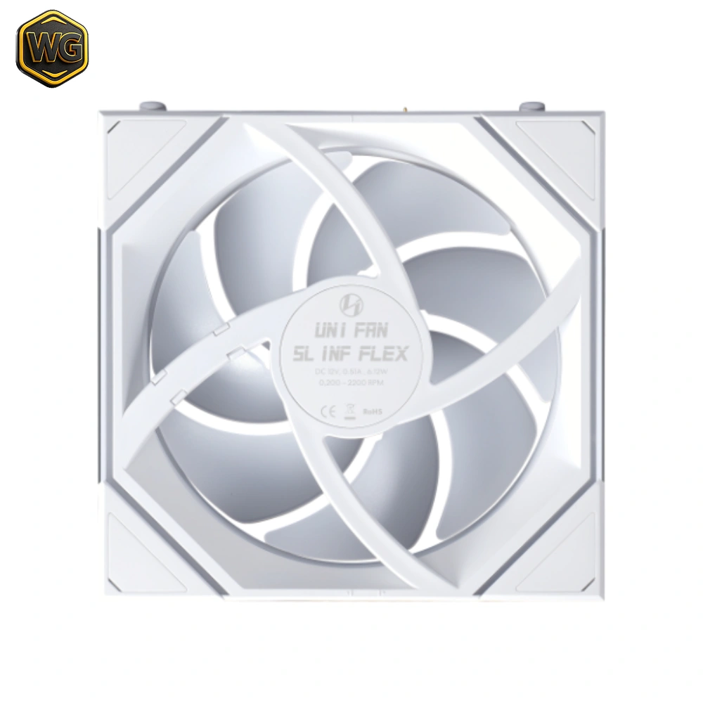 Buy LIAN LI UNI FAN SL-INF FLEX (White with ARGB) 3-Pack 120mm Reverse Blade Cooling Fans online in Pakistan at WaddaGamer