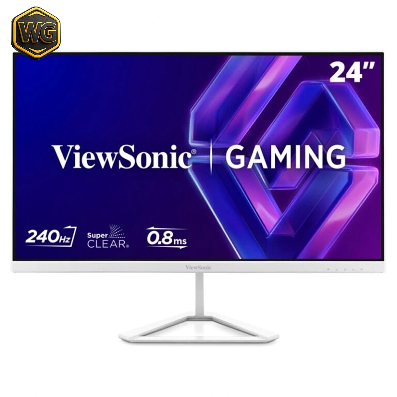 ViewSonic VX24G30 24” (White) Full HD 240Hz with Ultra-Fast Refresh Rate Gaming Monitor