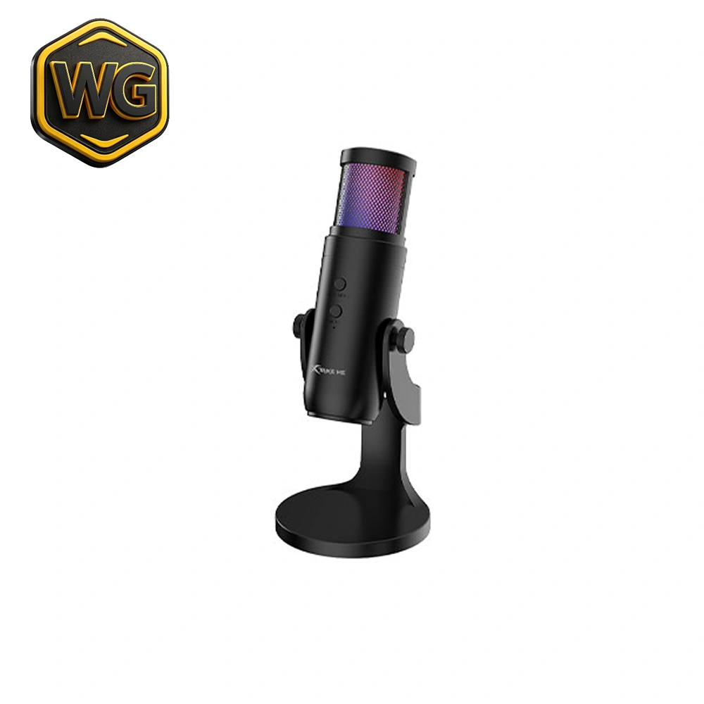 Buy Xtrike Me XMC03 (Black with 12 RGB Lights) USB Gaming Microphone online in Pakistan at WaddaGamer