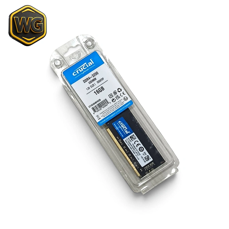 Crucial DDR4 (Black) 3200MHz with 16GB UDIMM Desktop RAM price in Pakistan product image