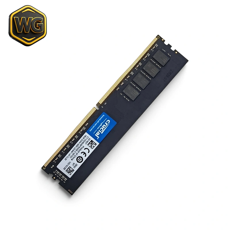 Crucial pc gear Crucial DDR4 (Black) 3200MHz with 16GB UDIMM Desktop RAM front view