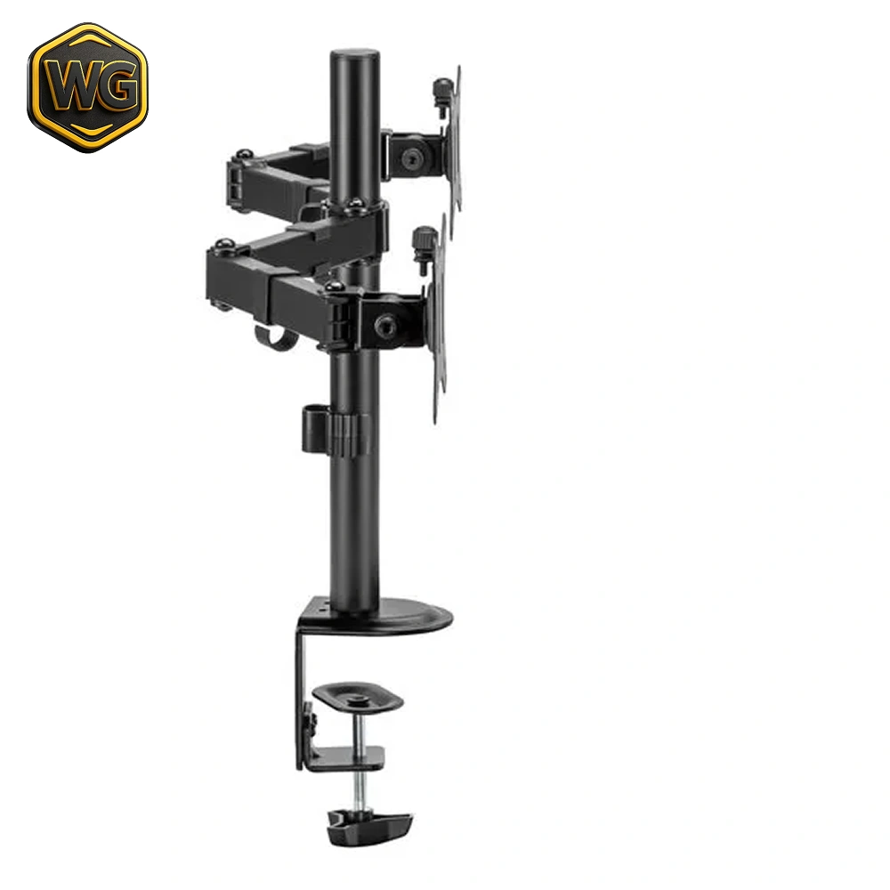 MXG BMA-24P (Matte Black) Dual Monitor Steel Articulating Monitor Arm image 4