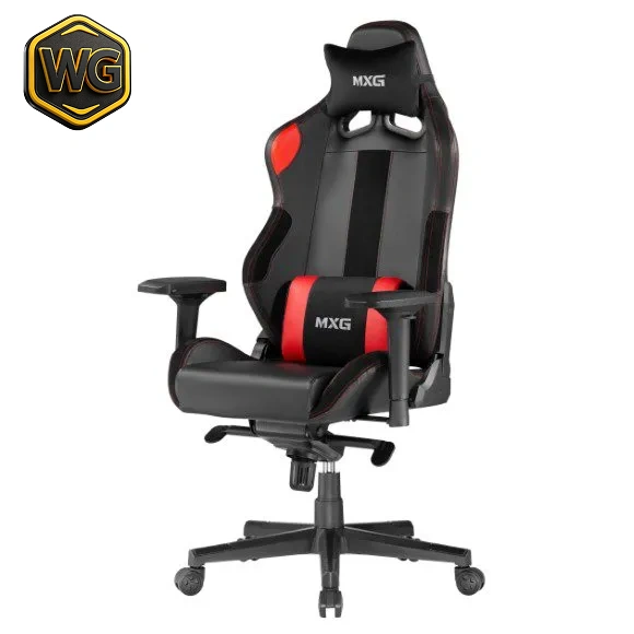 Buy MXG PGC-01 (Black & Red) Frog Mechanism Premium PVC Ergonomic Gaming Chair online in Pakistan at WaddaGamer