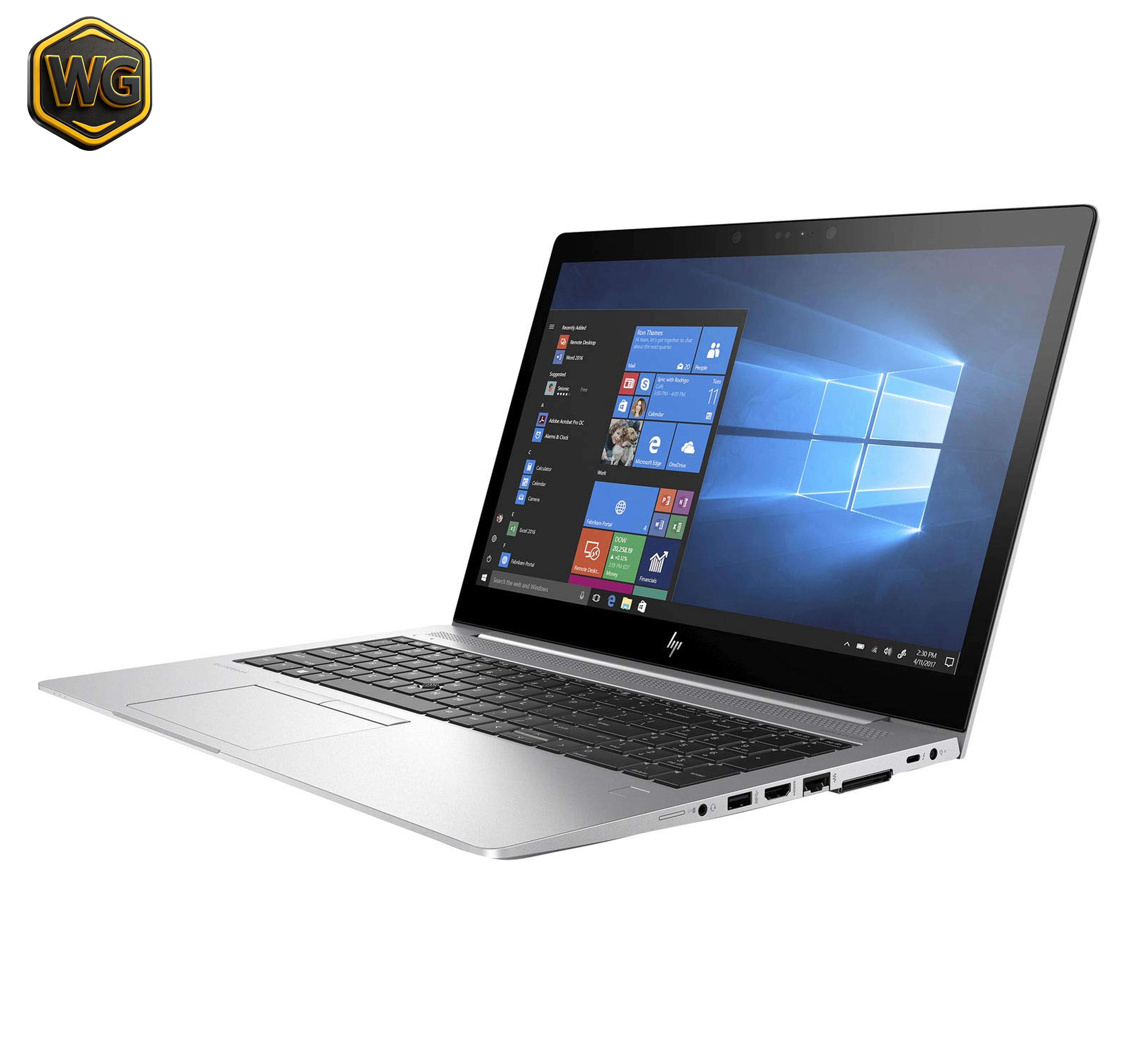 HP EliteBook 850 G5 (Silver) Intel Core i5 7th Gen Business Laptop image 4