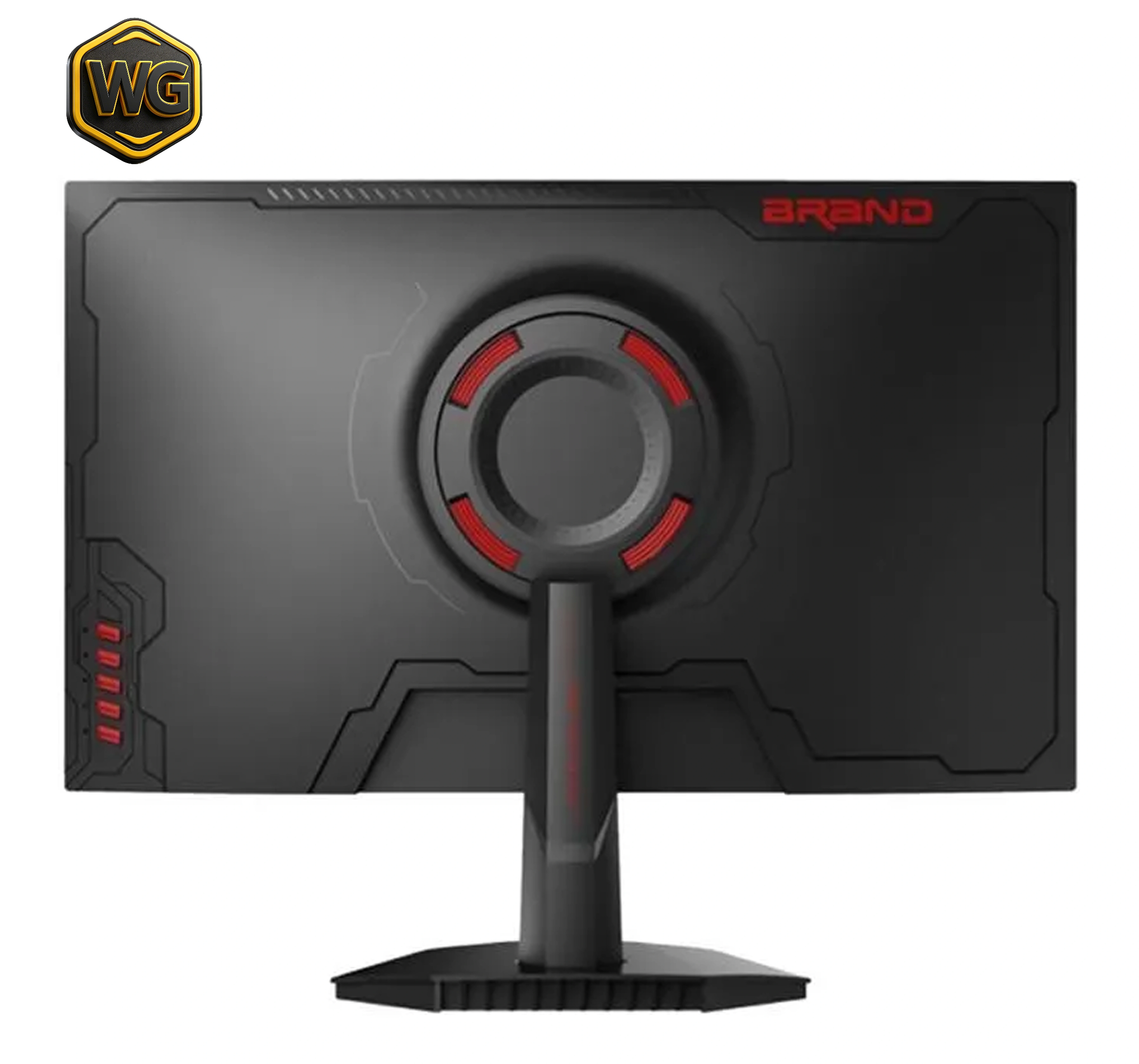 Redragon screens Redragon Mirror GM27X5 (Black & Red) 27" IPS FHD 200Hz Gaming Monitor front view
