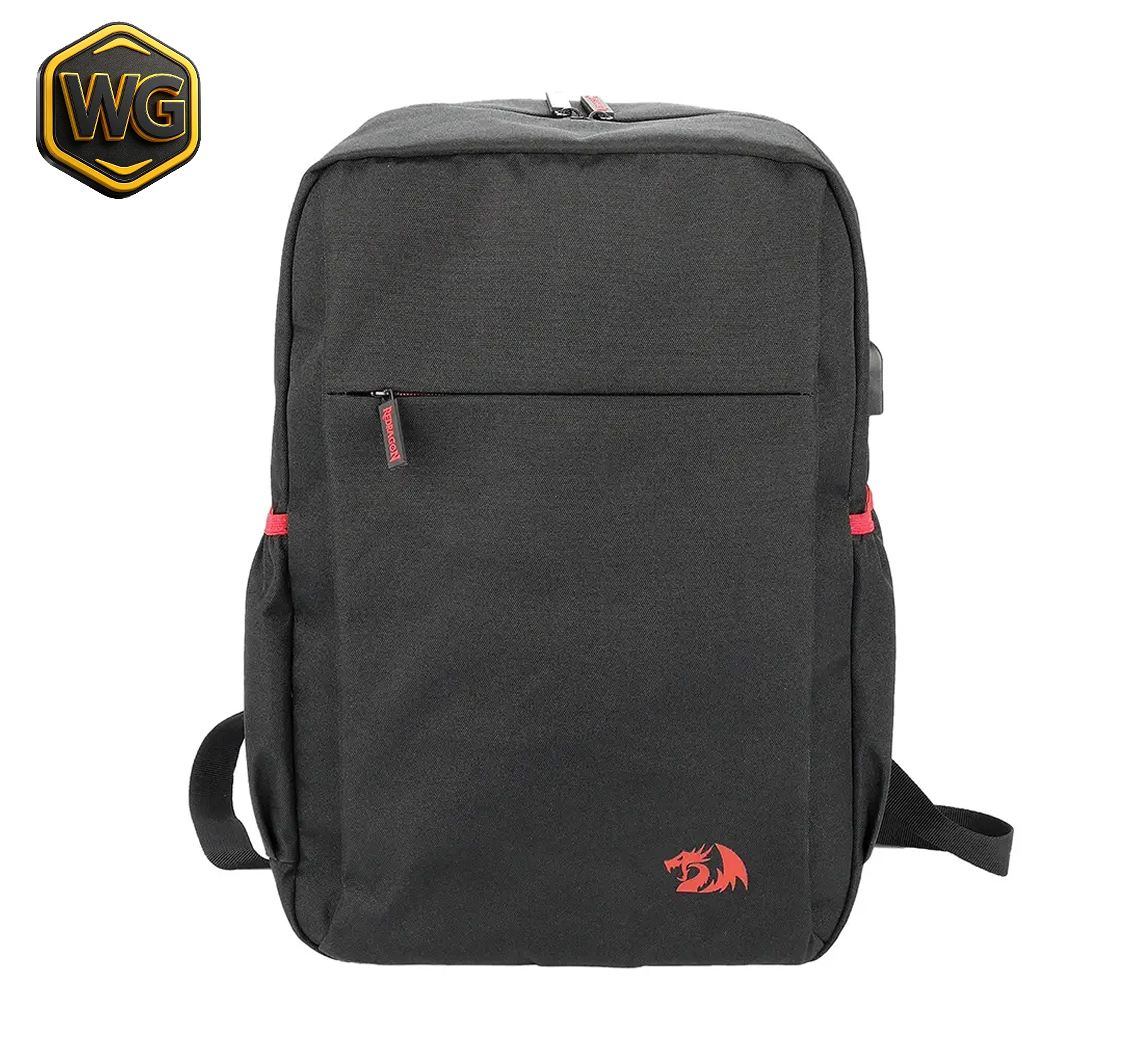 Redragon Heracles GB-82 (Black & Red) 15.6″inch with USB-A Charging Port Multi-Compartment Backpack price in Pakistan product image
