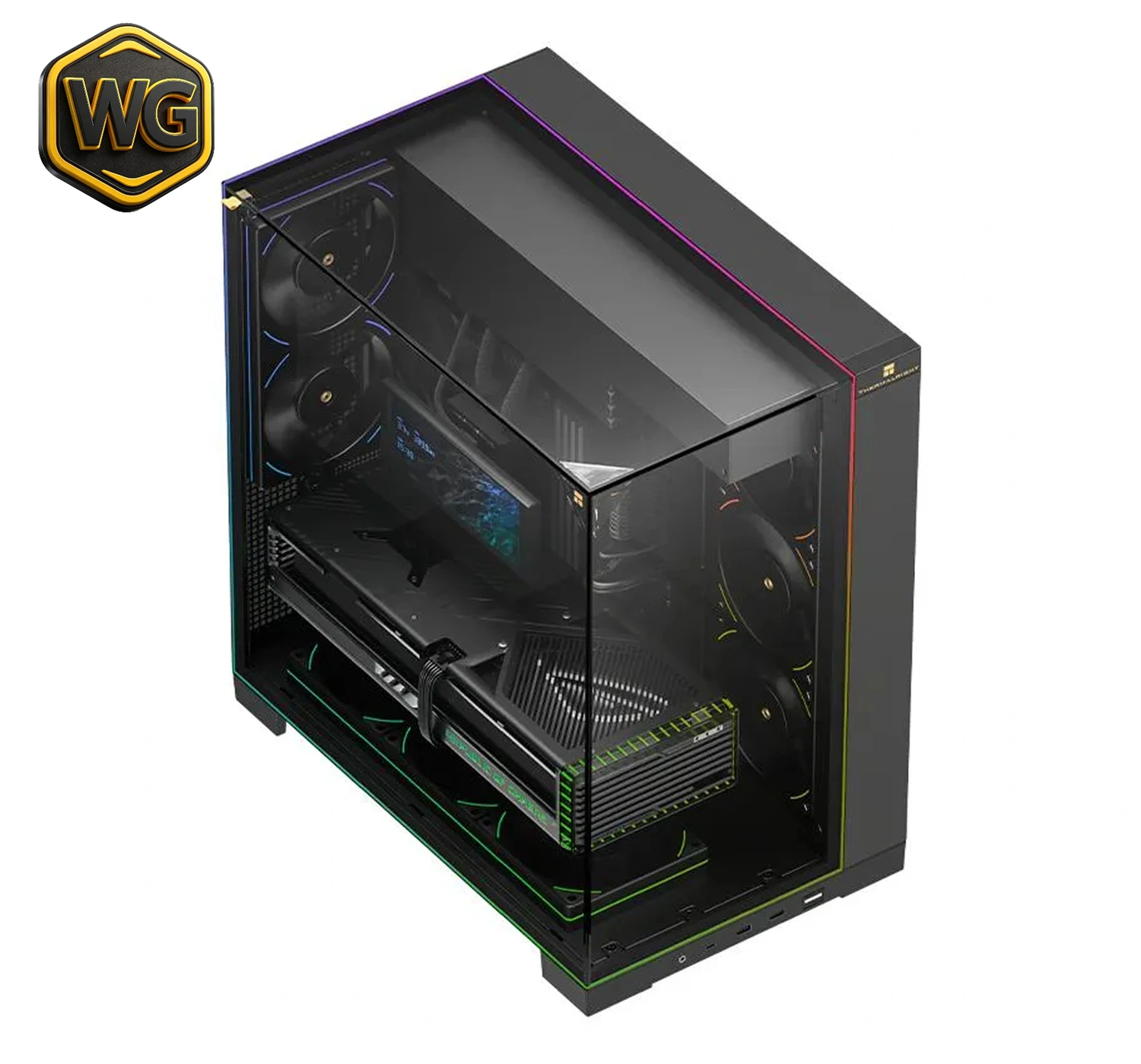 Thermalright TR-A70 ATX (Black) Including Panoramic Light Strip + 5x ARGB Fans PC Gaming Case price in Pakistan product image