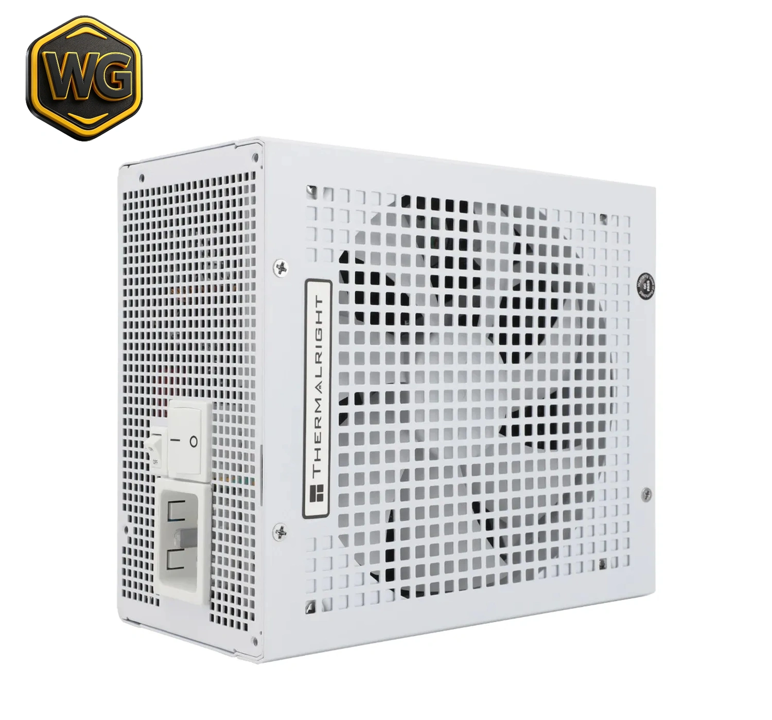 Thermalright pc gear Thermalright TP-1650 (White) 1650W 80 Plus Platinum Fully Modular Power Supply front view