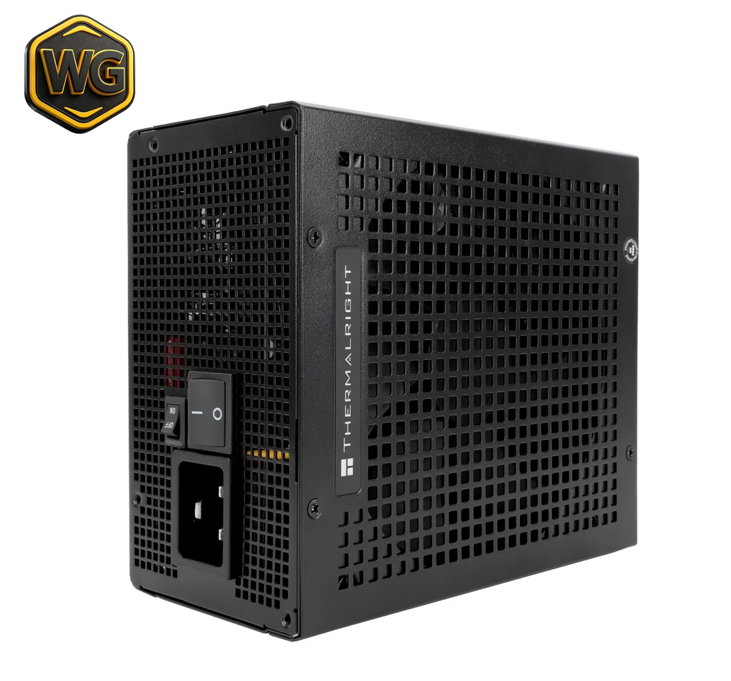 Thermalright pc gear Thermalright TP-1650 (Black) 1650W 80 Plus Platinum Fully Modular Power Supply front view