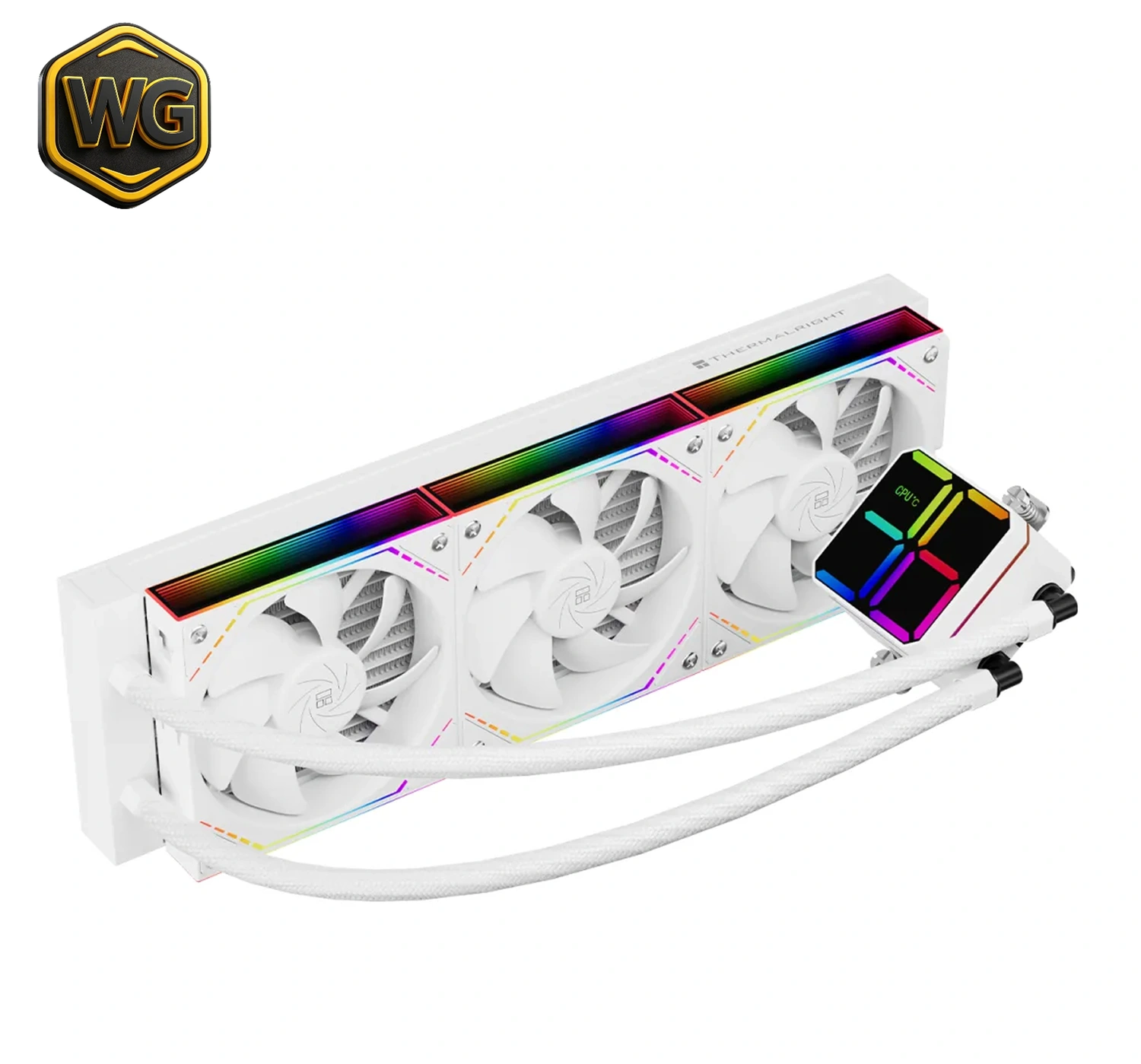 Thermalright Magic Qube 360 (White with ARGB) AIO Liquid CPU Cooler image 4